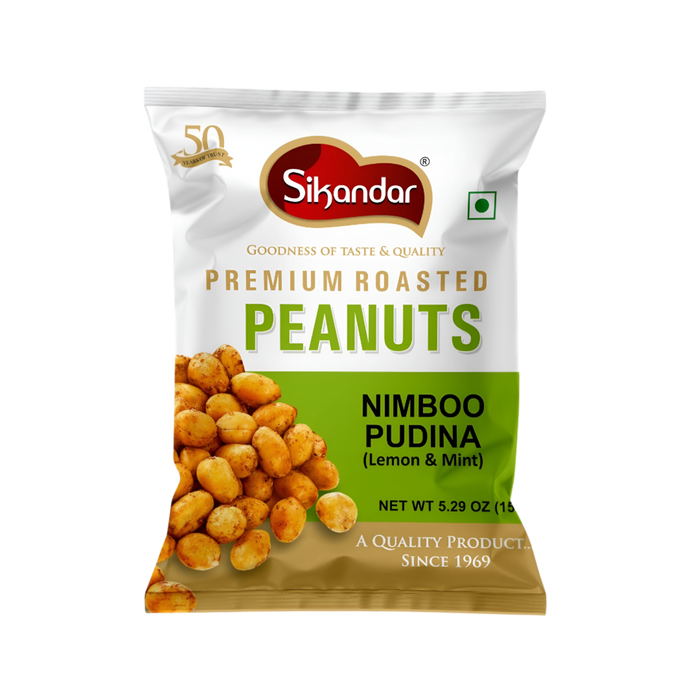 Sikandar Nimboo Pudina Roasted Peanuts 150g