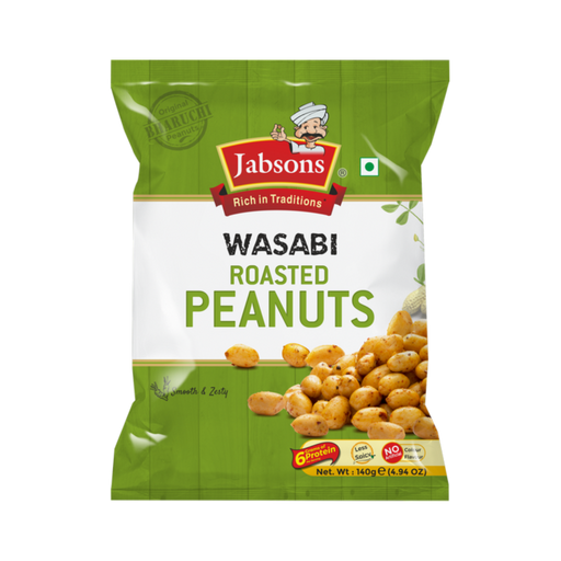 Jabsons Roasted Peanuts Wasabi 140g - Snacks - kerala grocery store in toronto