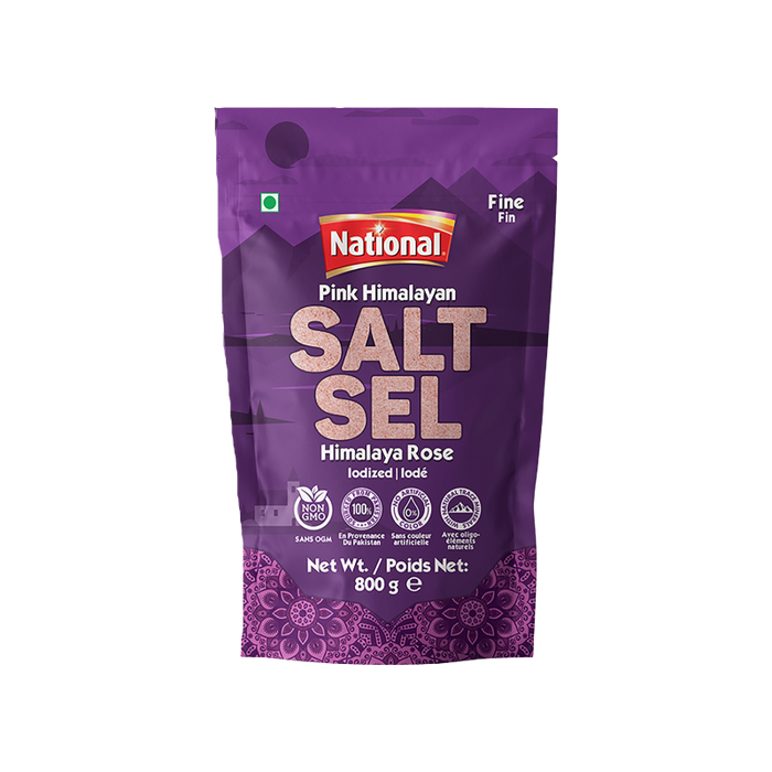 National Pink Himalayan Salt 800g - Salt | indian grocery store in north bay
