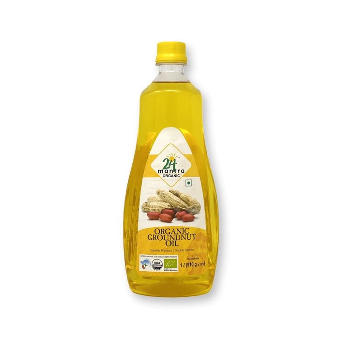 24 Mantra Organic Groundnut Oil 1L - Oil | indian grocery store in peterborough