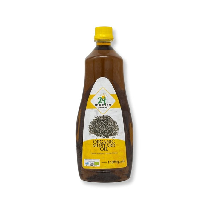 24 Mantra Organic Mustard Oil 1ltr - Oil - indian grocery store in canada