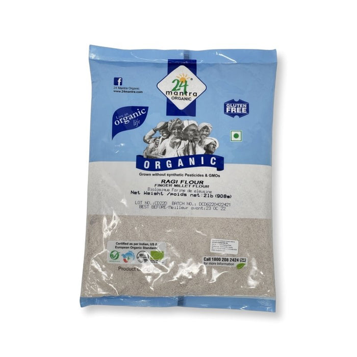 24 Mantra Organic Ragi Flour (Millet Flour) 2lb - Flour | indian grocery store in Sherbrooke
