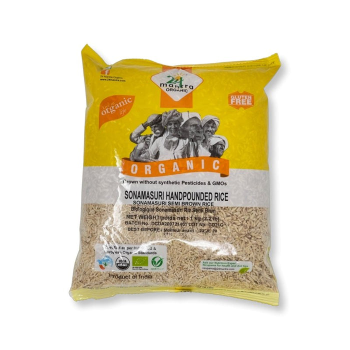 24 Mantra Organic  Sonamasuri Hand Pounded Rice - Rice | indian grocery store in whitby