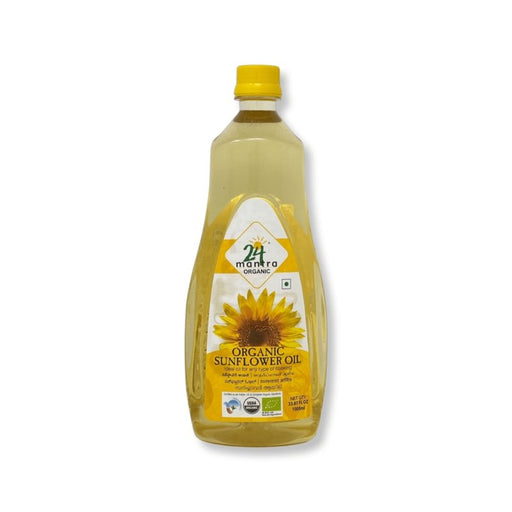 24 Mantra Organic Sunflower Oil 1l - Oil - bangladeshi grocery store near me