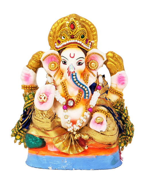 6" Eco-Friendly Ganesh Peshwai - Statues | indian grocery store in Halifax