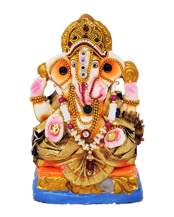 6" Eco-Friendly Ganesh Velling - Statues - Best Indian Grocery Store