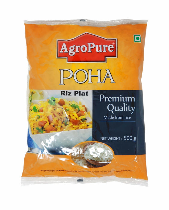 AgroPure Thick Poha 500gm - Rice | indian grocery store in peterborough