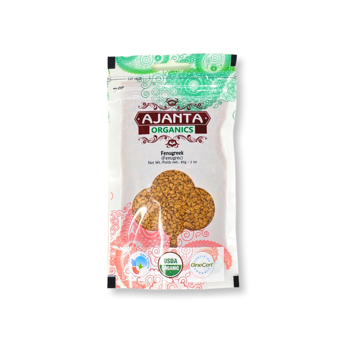 Ajanta Organic Fenugreek Whole 85g - Spices | indian grocery store in vaughan