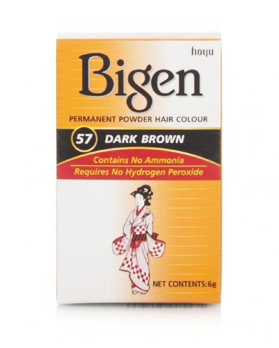 Bigen Dark Brown Hair Colour #57 - Hair Color | indian grocery store in Saint John