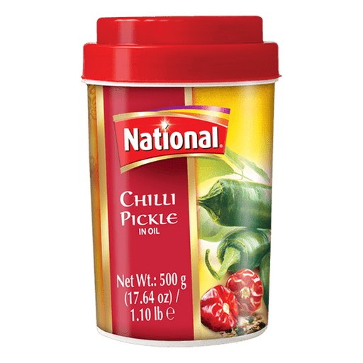 National Green Chilli Pickle 500g - Pickles | indian grocery store in Moncton