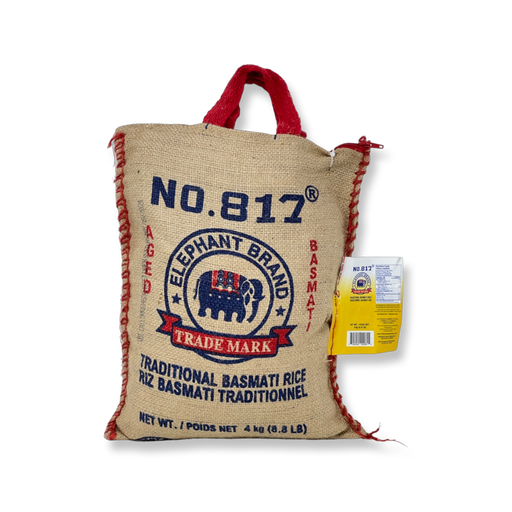 Elephant brand No 817 Extra long Basmati rice 4kg(8.8Lb) - Rice | indian grocery store in Moncton