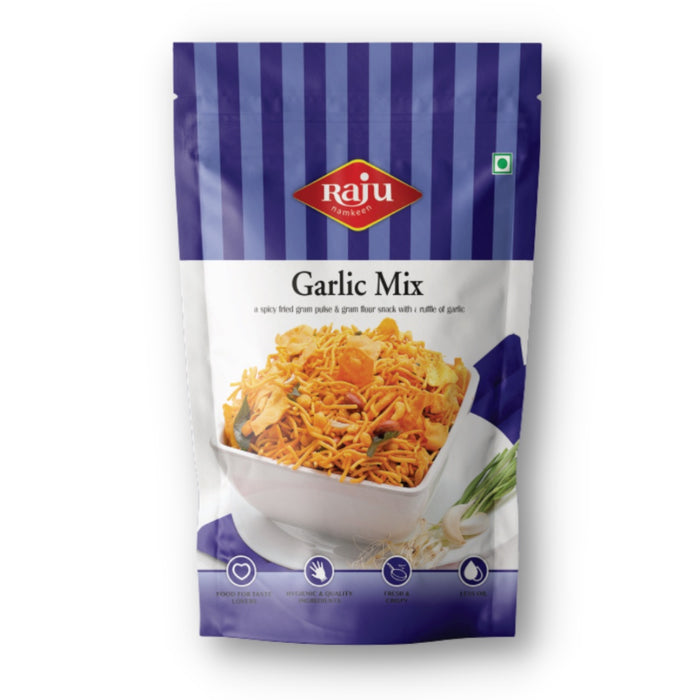 Raju Namkeen Garlic Mix 400g