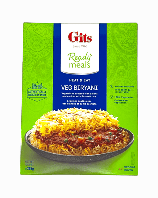 Gits Ready To Eat Veg Biryani 265gm - Ready To Eat | indian grocery store in Gatineau