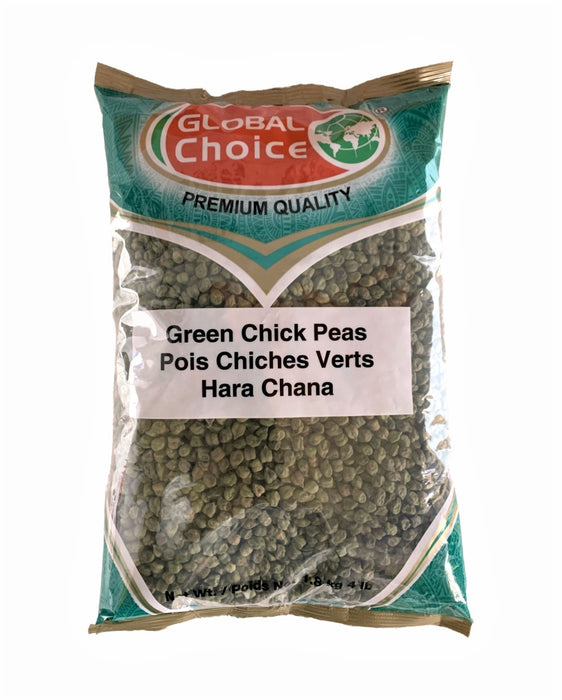Global Choice Green Chick Peas 1.8kg (Hara Chana 4lb) - Lentils | indian grocery store in Ottawa