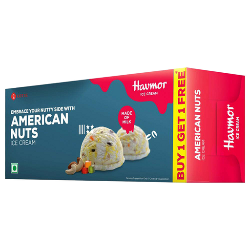 Havmor American Nut Family pack 700ml - Frozen | indian grocery store in whitby