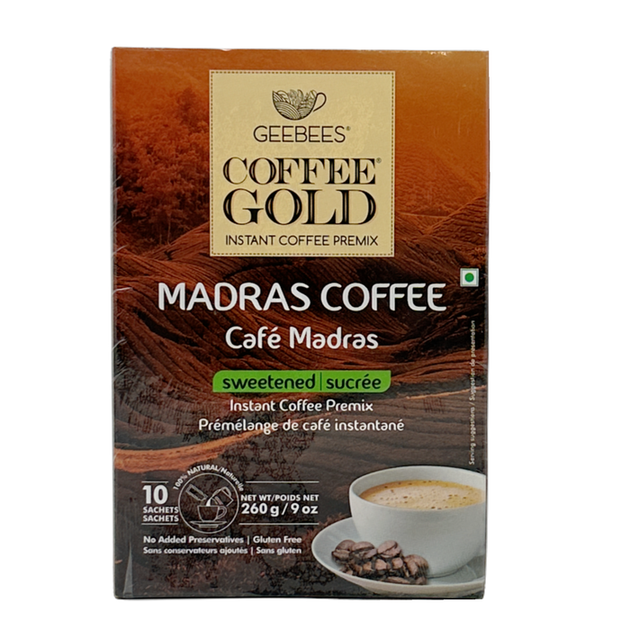 GeeBees Coffee Gold Madras Coffee 260g