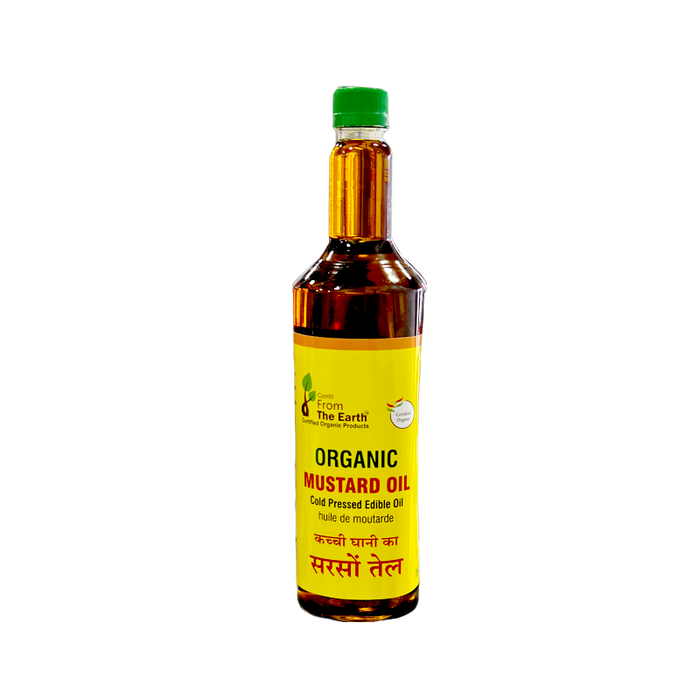 From The Earth Organic Mustard Oil