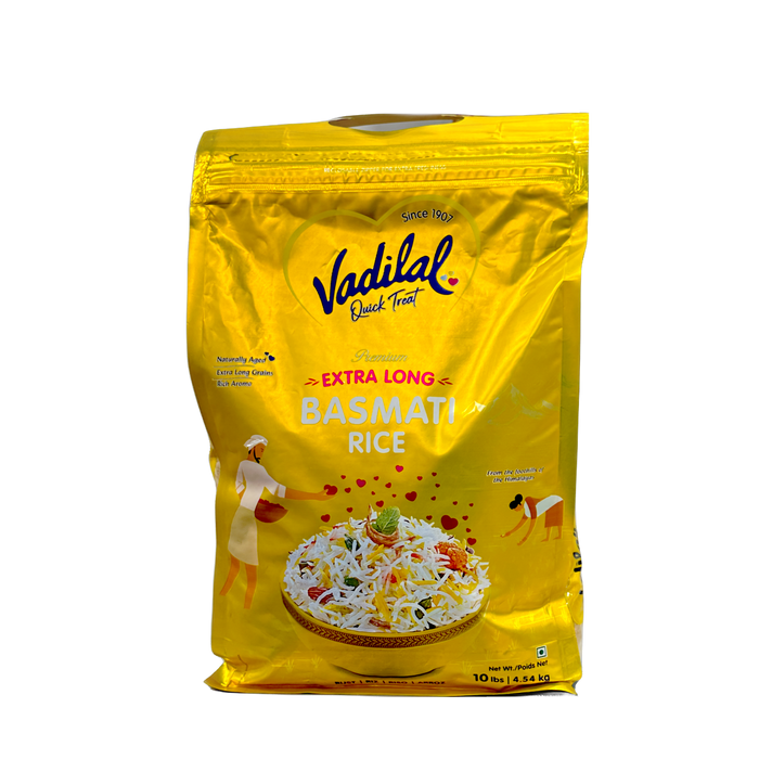 Vadilal Exrtra Long Basmati Rice 10lb