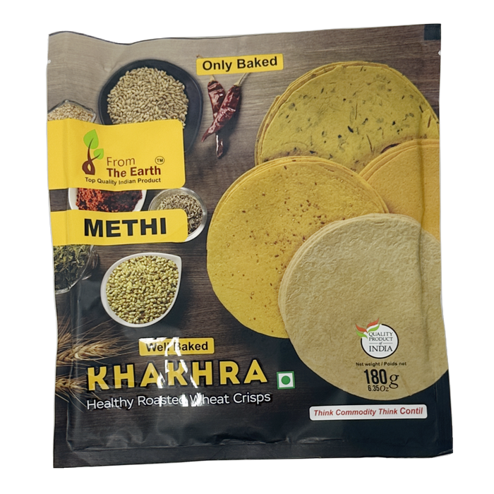 From The Earth Methi Khakhra 180g