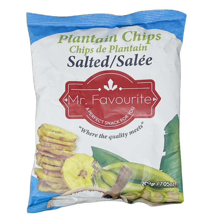 Mr. Favourite Plantain Chips Salted 200g
