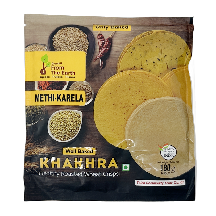 From The Earth Methi karela Khakhra 180g