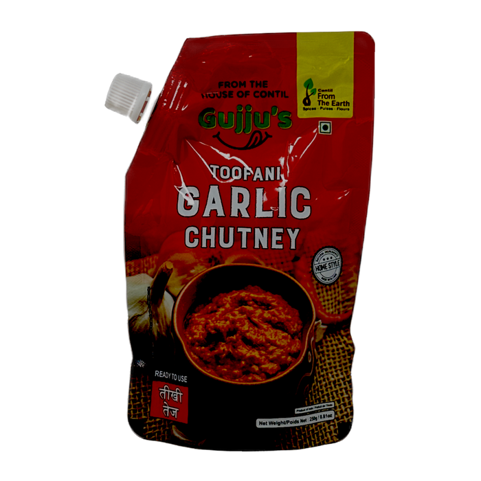 Gujjus Toofani Garlic Chutney 250g