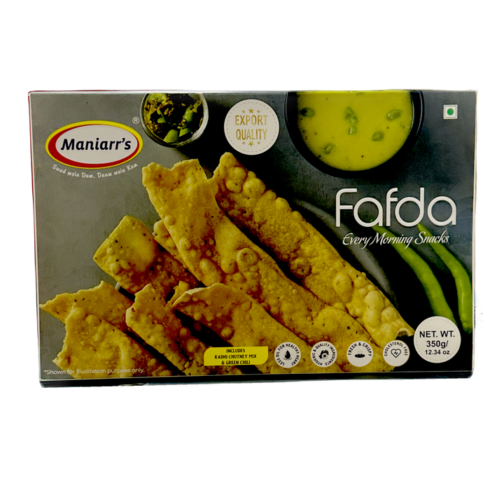 Maniarr's Fafda With Kadhi And Green Chili 350g