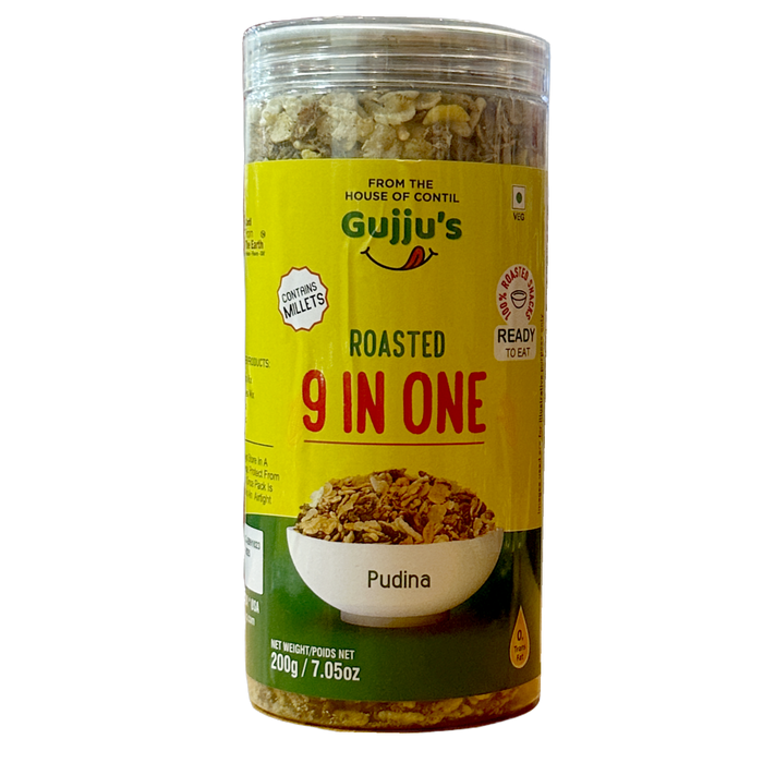 Gujju's Roasted 9 in One Mix (Mint Flavoured) 200gm