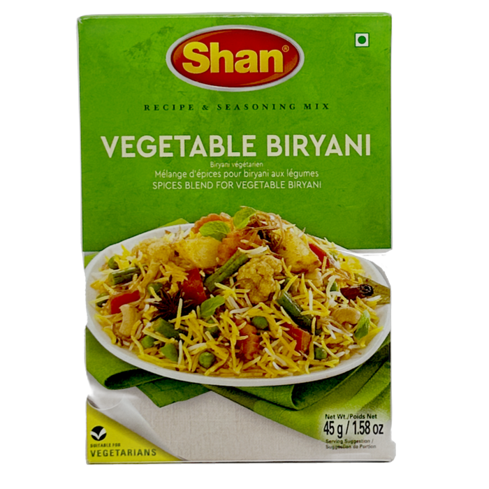 Shan Vegetable Biryani Spice Mix 45g