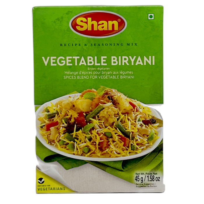 Shan Seasoning Mix Vegetable Biryani 45g