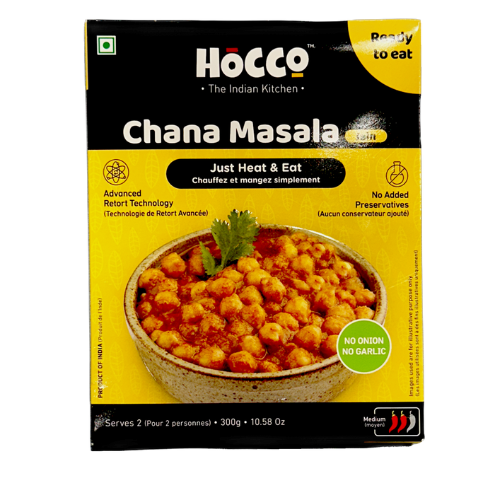 Hocco Ready To Eat Chana Masala (Jain) 300g