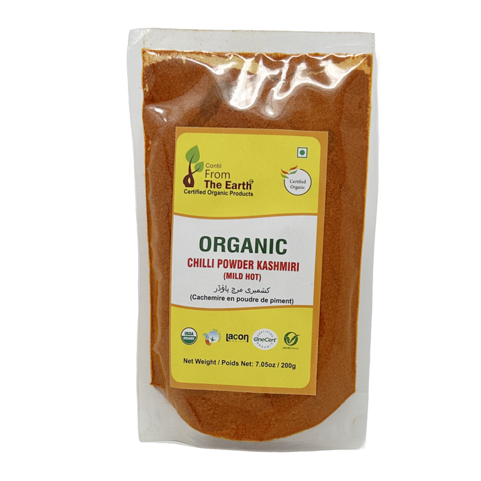 From The Earth Organic Kashmiri Chilli Powder 200g