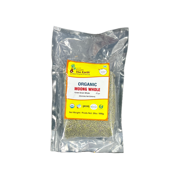 From The Earth Organic Moong Whole 2lb