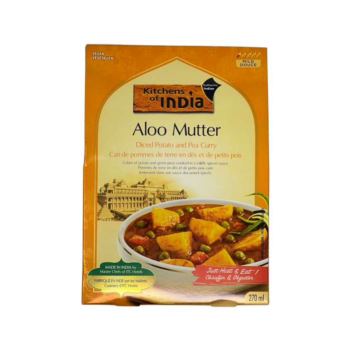 Kitchens of India Aloo Mutter 270ml - Ready To Eat | indian grocery store in Quebec City