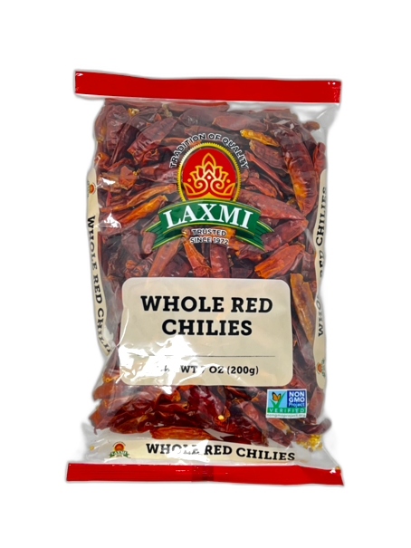 Laxmi Red Chillies Whole 200g - Spices - Best Indian Grocery Store