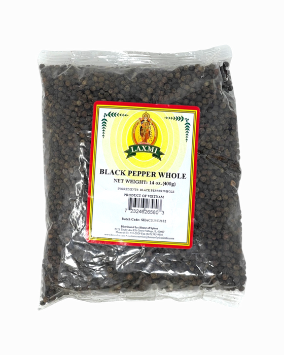 Laxmi brand black pepper whole 400gm - Spices | indian grocery store near me