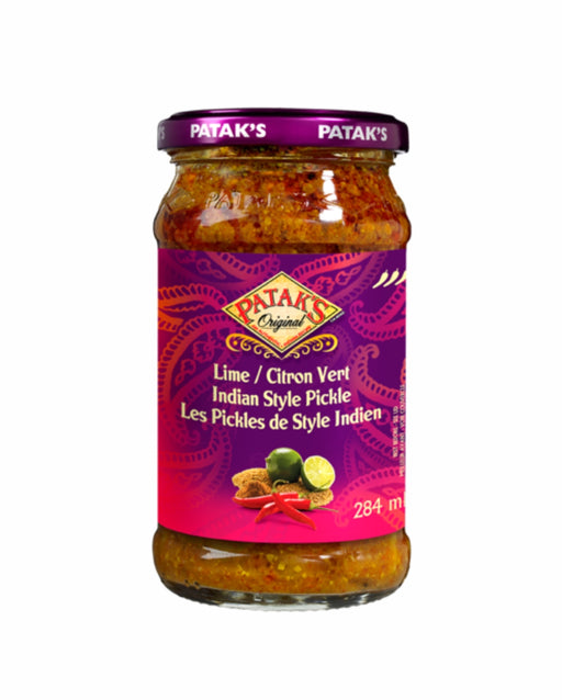 Patak's Pickle Hot Lime Indian Style 284ml - Pickles | indian grocery store in whitby