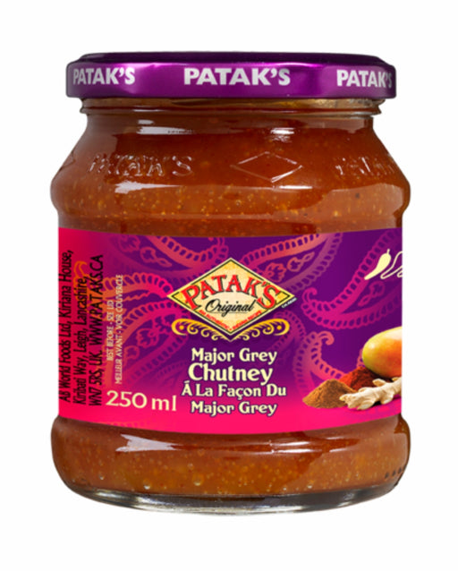 Patak's Major Grey Chutney 250ml - Chutney | indian grocery store in Charlottetown
