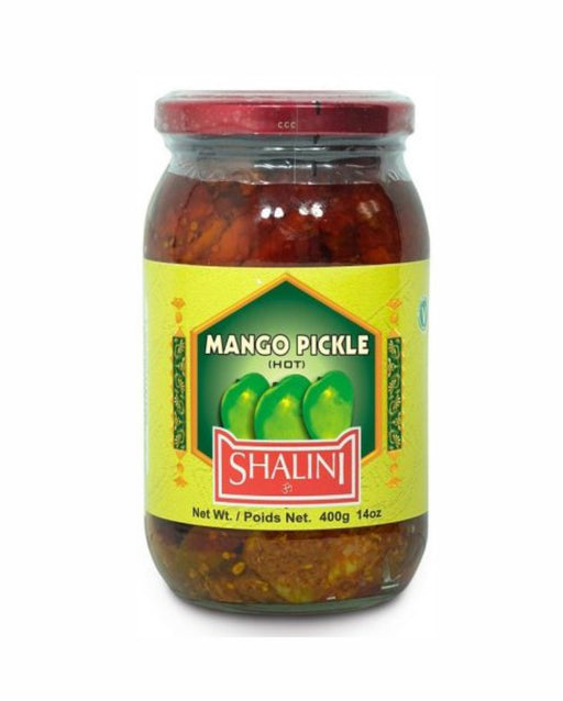 Shalini Hot Mango Pickle 400gm - Pickles - kerala grocery store in canada