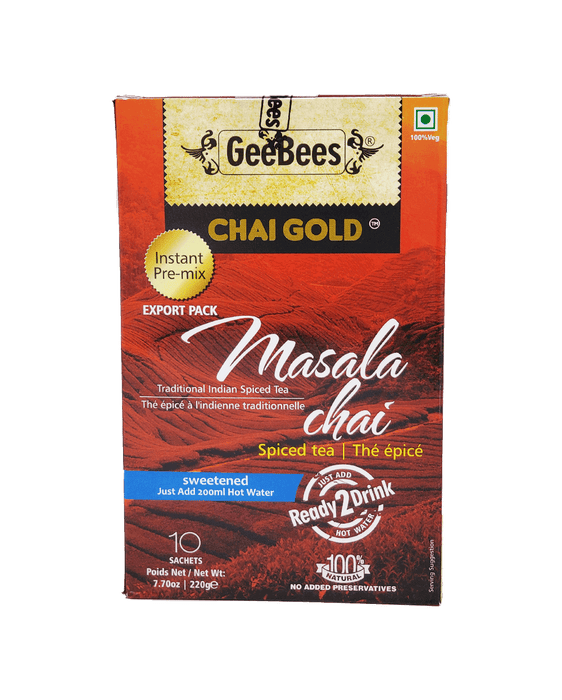 GeeBees Chai Gold Masala Chai - Instant Mixes | indian grocery store in vaughan