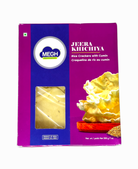 Megh Jeera Khichiya (Rice Cracker) 200g - Snacks | indian grocery store in vaughan