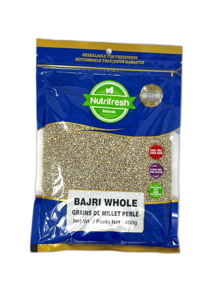 Nutrifresh Bajri Whole 400g - Lentils | indian grocery store in Fredericton