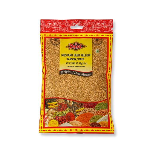 Desi Mustard Seed Yellow 100g - Spices | indian grocery store in Charlottetown