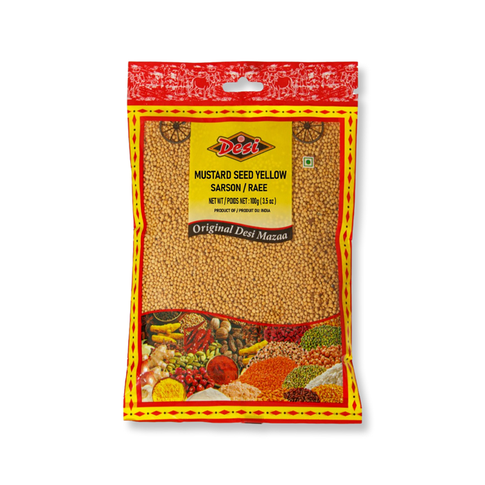 Desi Mustard Seed Yellow 100g - Spices | indian grocery store in Charlottetown