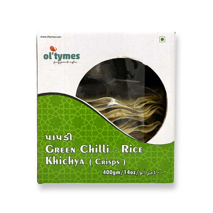 Ol'tymes Green Chilli Rice Khichya 400g - Snacks | indian grocery store in kingston