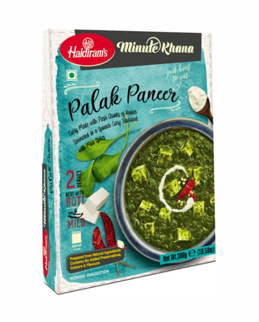 Haldiram's Ready Meal Palak Paneer 300gm - Ready To Eat | indian grocery store in Ottawa
