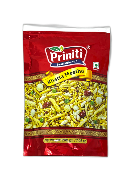 Priniti Khatta Meetha 200g - Snacks - kerala grocery store in canada