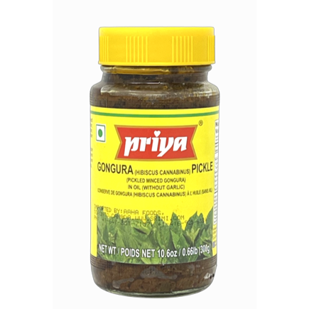 Priya Gongura Pickle 300g - Pickles | indian grocery store in waterloo