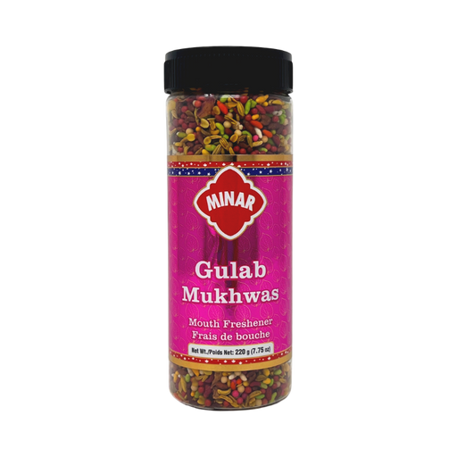 Minar Gulab Mukhwas 220g - Mouth Freshner | indian grocery store in Montreal