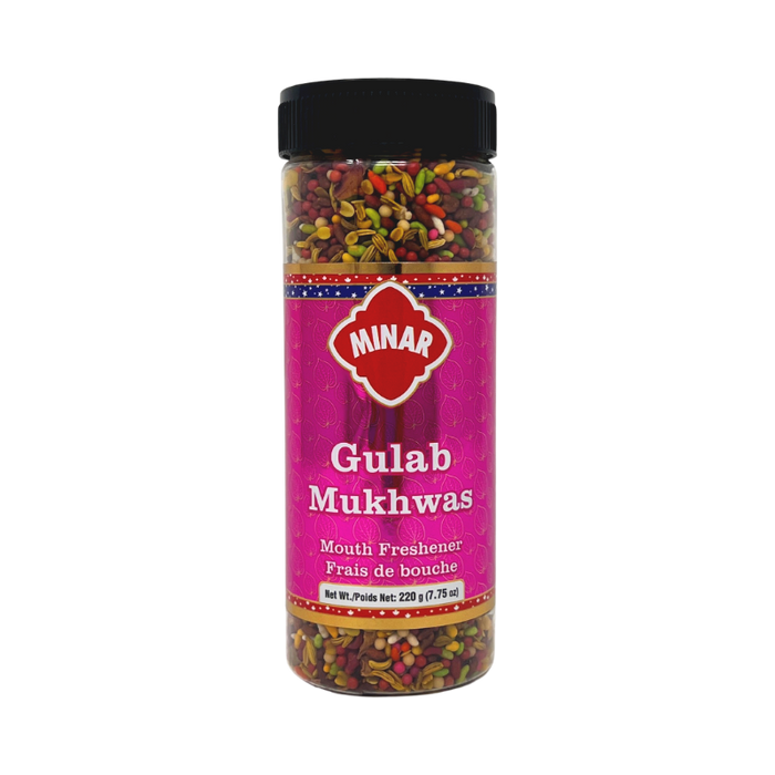 Minar Gulab Mukhwas 220g - Mouth Freshner | indian grocery store in Montreal
